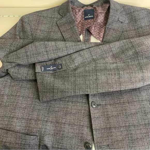 Daniel Hechter NWOT Purple Hue Plaid Sport Coat Blazer  Size 2X - Picture 15 of 16